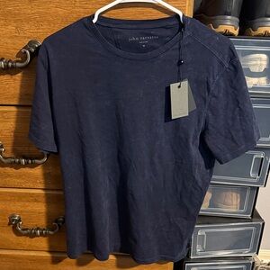 John Varvatos Enzo Blue Short Sleeve Tee